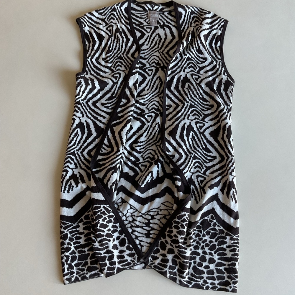Chico’s Sleeveless Cardigan